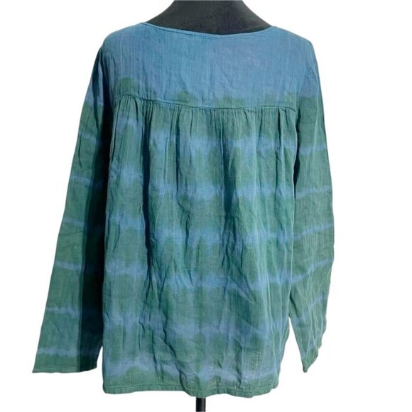 ba&sh Size 2  Top Blouse Acid Wash Tie Dye Boho - Picture 4 of 7